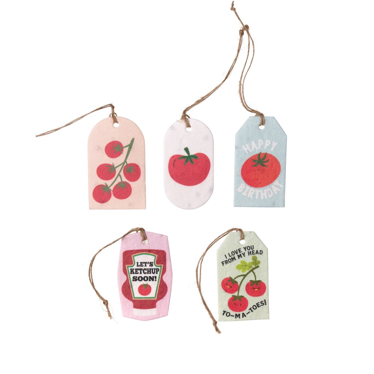 Plantable Seed Gift Tag Set - Tomatoes