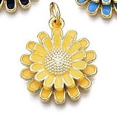 Chrysanthemum Flower Charm - 7 colors