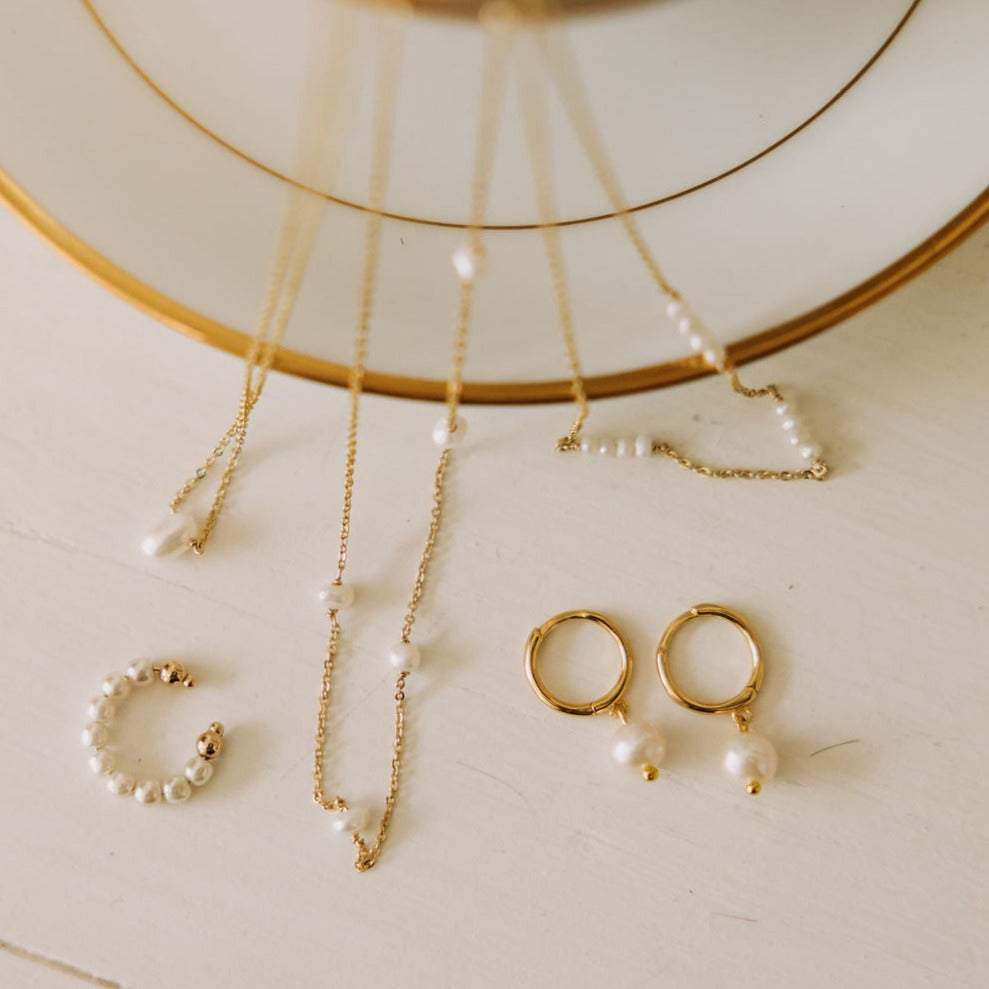 Bondi Pearl Earrings - Mauve Jewelry Co.