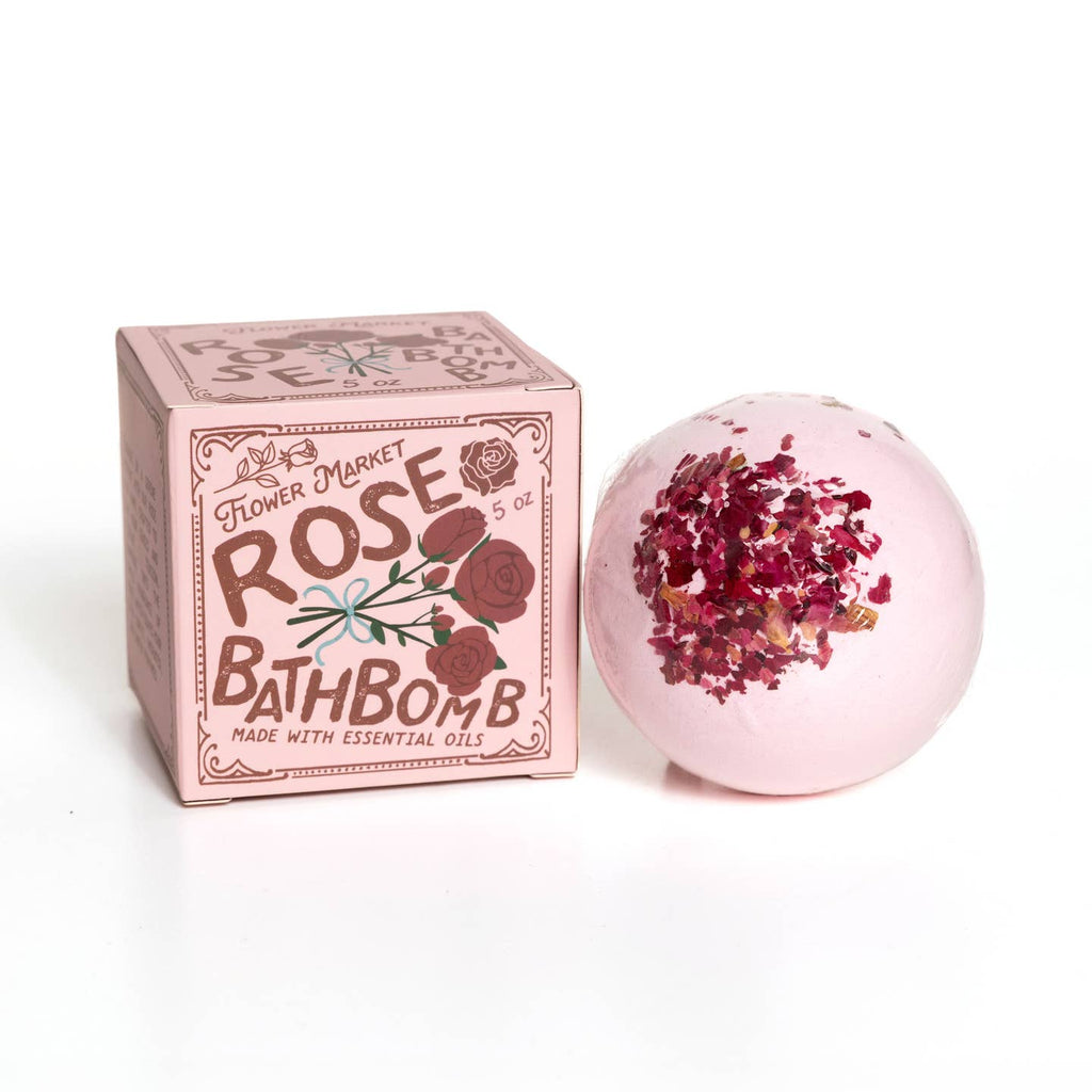 Indulge in a serene retreat with our Rose Bath Bomb, crafted to calm your senses and dissolve tension.
