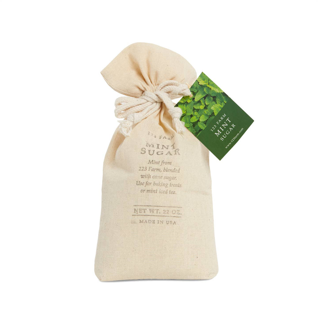This sugar will add a fresh flavor to baked goods and beverages. Use it to replace all or part of the sugar in a recipe. Sprinkle on cookies, muffins, cakes & breads just before baking for a lovely effervescence. Enhance a glass of lemonade, hot cocoa or tea with a dash of mint sugar.