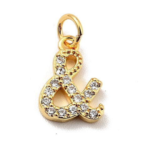Add a touch of sparkle and style to your jewelry with our Sparkling "&amp;" Sign Charm. This beautiful charm can be easily added to a bracelet or necklace, making it a versatile piece for any outfit. Let it symbolize your connection with someone special or simply add a unique touch to your everyday look.