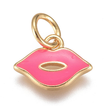Lipstick Lips Charm - 3 Colors