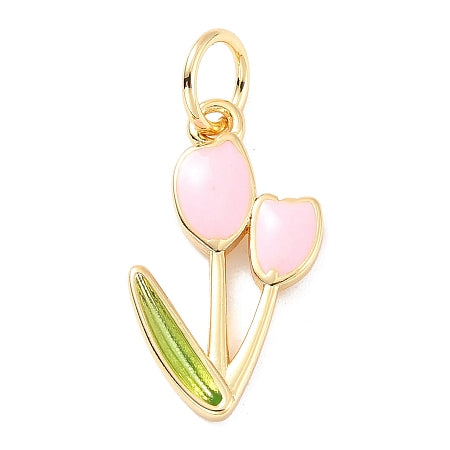 Gold Tulip Charms - 4 Colors