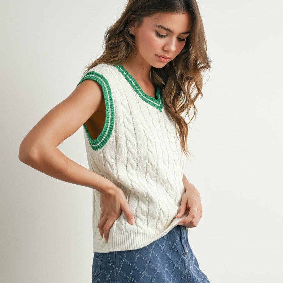 Knitted Sweater Vest