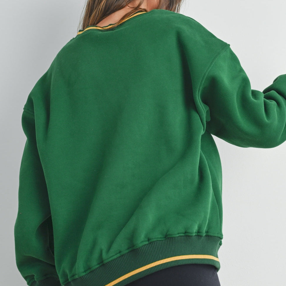 Green Tennis Club Sweatshirt