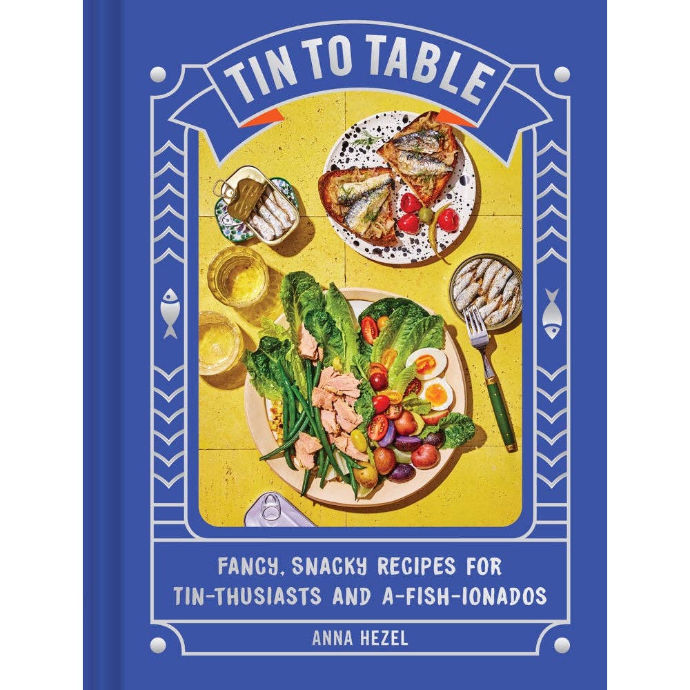 Named one of Bon Appetit's Best Cookbooks of Spring 2023

Tin to Table cracks open the secrets of tinned fish cooking with over 50 recipes, from no-fuss snacks to fresh salads, hearty mains, and creative no-recipe recipes for quick pop-and-eat meals. From the sparkling shores of the Mediterranean to the salmon smokehouses of Alaska and the deep blue coves of Spain and beyond, tinned seafood offers a world's worth of flavorful meal inspiration. Sail through the pages of this rich, briny guide!