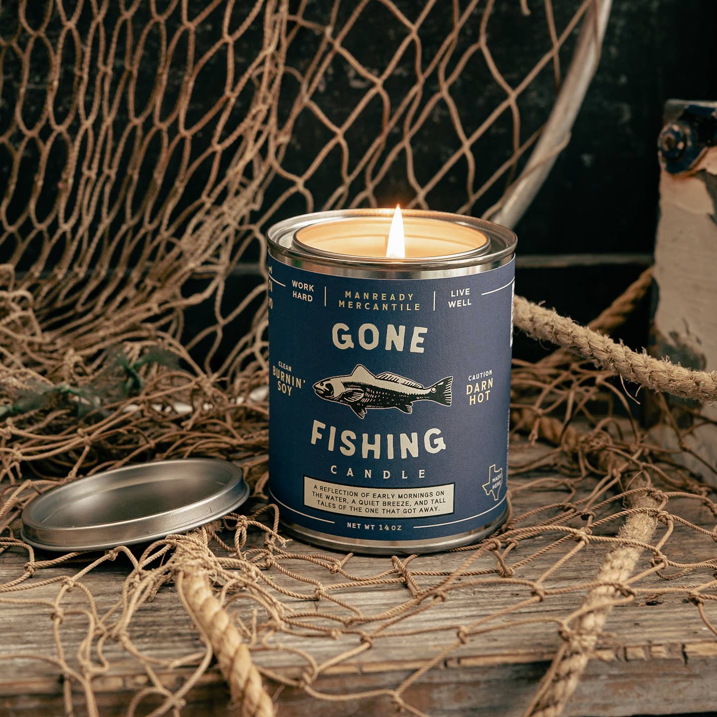 GONE FISHING

A reflection of early mornings on the water, a quiet breeze, and tall tales of the one that got away.

Notes of Dark Musk, Vetiver, & Fig