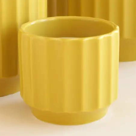 Mustard Yellow Monroe Planter - 2 Sizes Available
