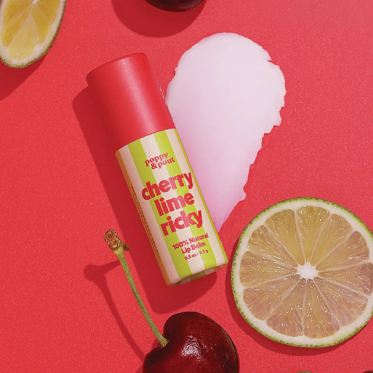 Meet our Retro Refreshers Lip Balms! This collection is the ultimate summer accessory, bringing the refreshing vibes of poolside fun and cool summer drinks straight to your lips.

Cherry Lime Ricky: Our Cherry Lime Ricky Lip Balm is the perfect mix of sweet cherry and citrusy lime. It's sure to keep your lips feeling refreshed all summer long!