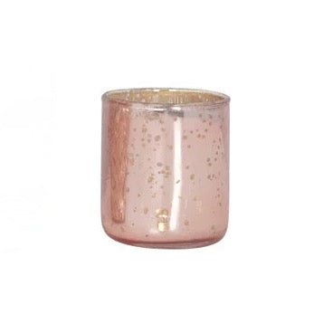 Blush Pink Mercury Glass Votive