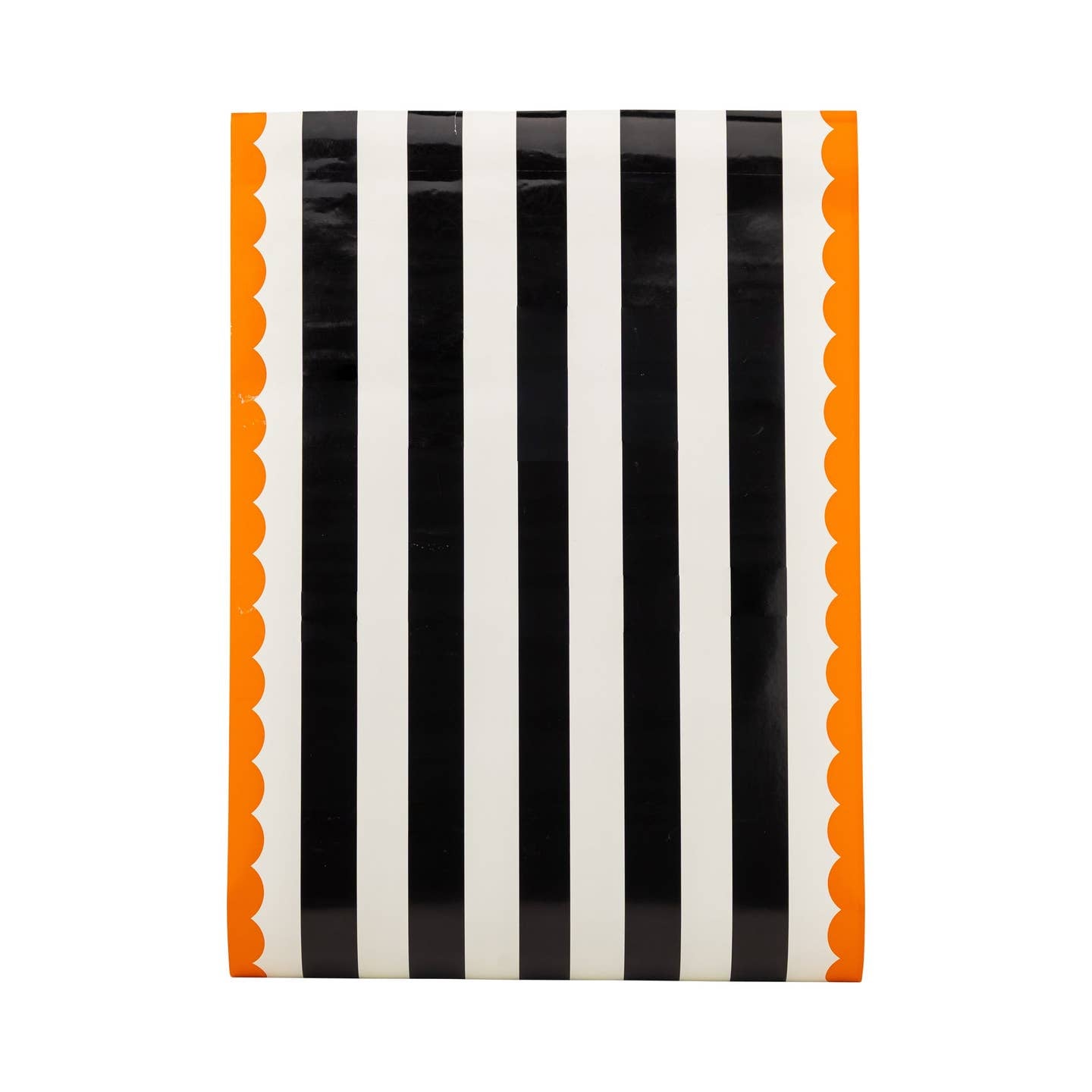 Get ready to transform your Halloween party table with our eye-catching Striped Table Runner! This festive accessory adds instant spooky style to your buffet, dining table, or dessert station. The bold stripes create a fun, playful backdrop for all your Halloween treats and decorations.

Details:

16 x 120 inch paper table runner