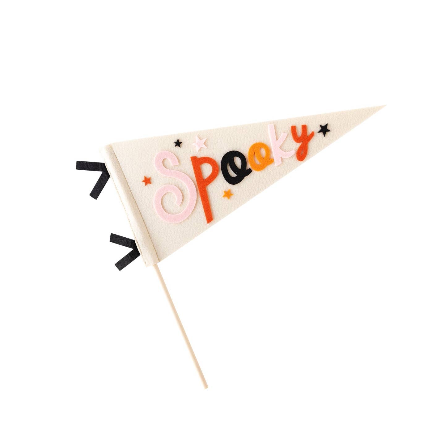 Hey Pumpkin “Spooky” Felt Pennant