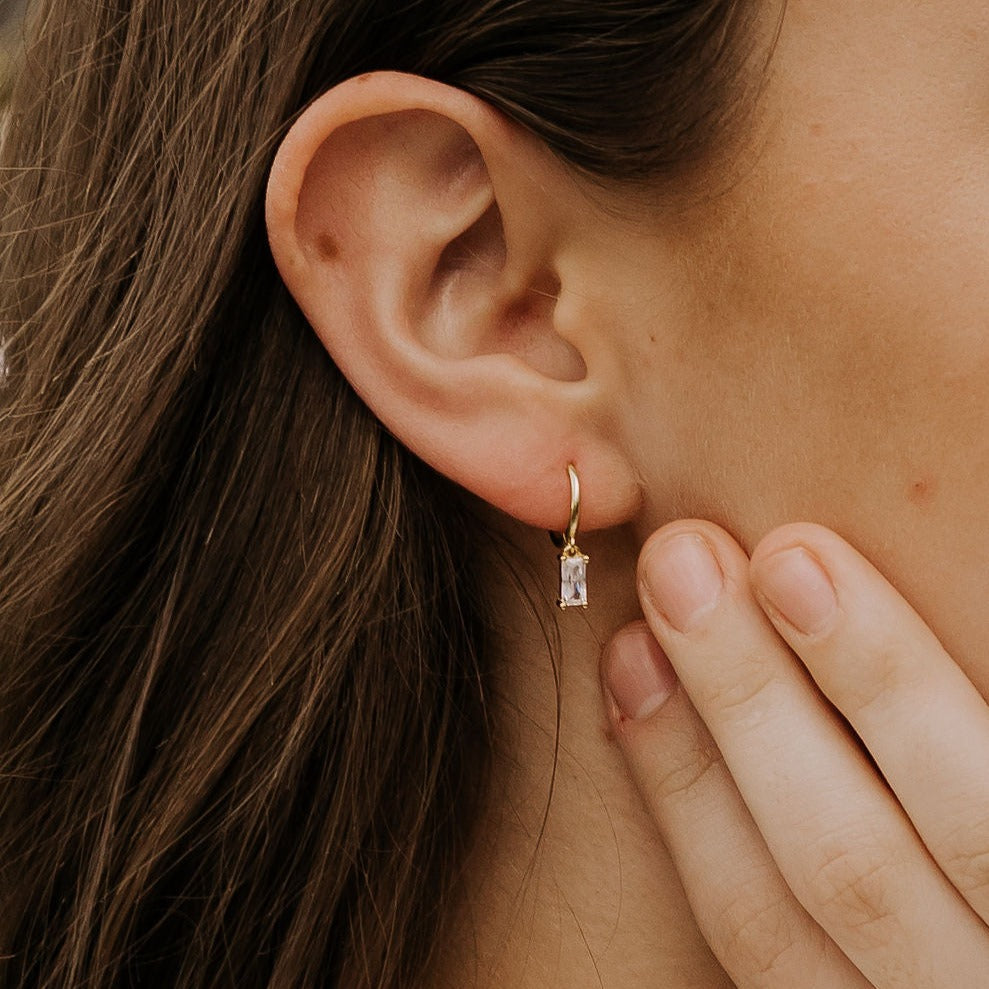 Sophie Dangle Hoops  - Mauve Jewelry Co.