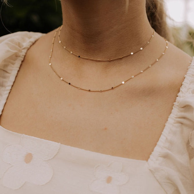 Nora Gold Filled Necklace - Mauve Jewelry Co.
