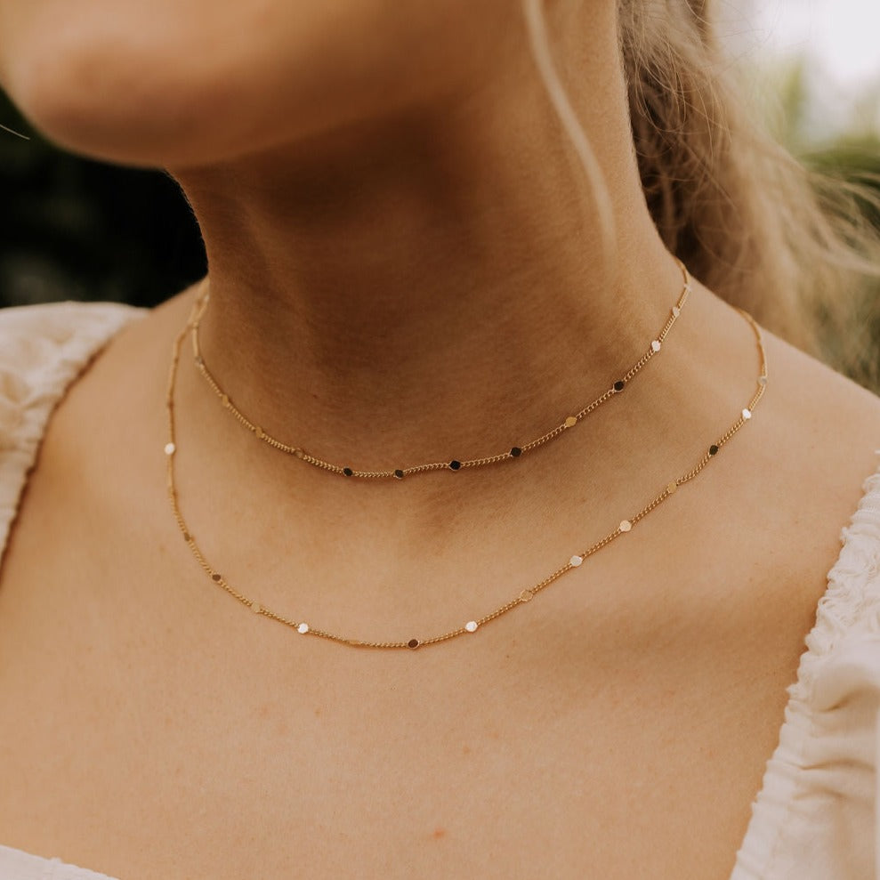 Nora Gold Filled Necklace - Mauve Jewelry Co.