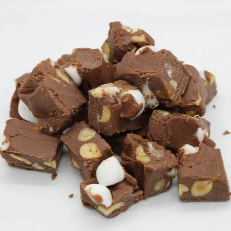 rocky road fudge pieces