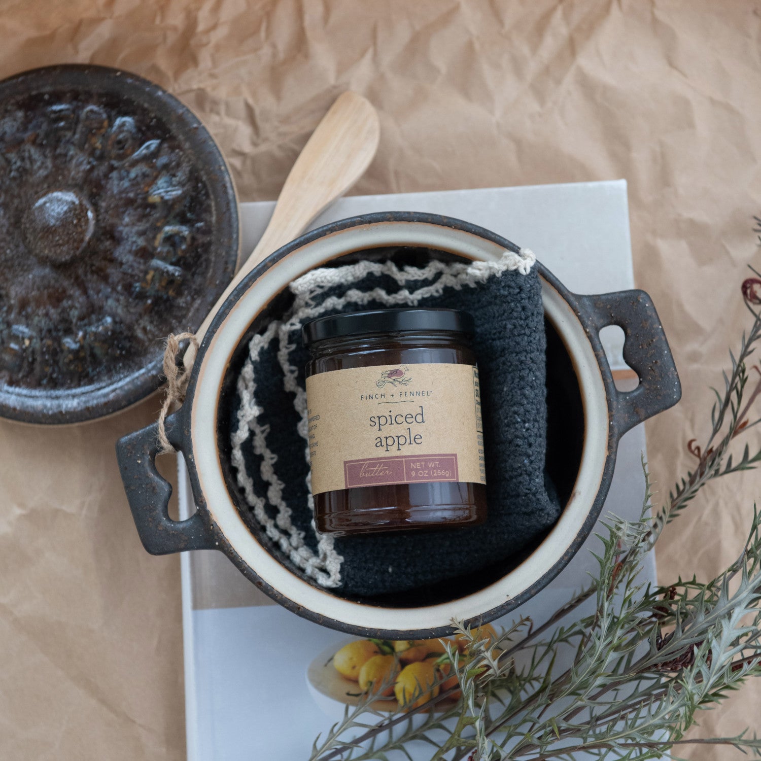 A delightful blend of sweet apples and warm spices, our Spiced Apple Butter is cooked slowly until velvety smooth. Perfect spread on toast, biscuits, or pancakes, or as a flavorful accompaniment to pork and chicken dishes. Enjoy the cozy taste of autumn year-round!