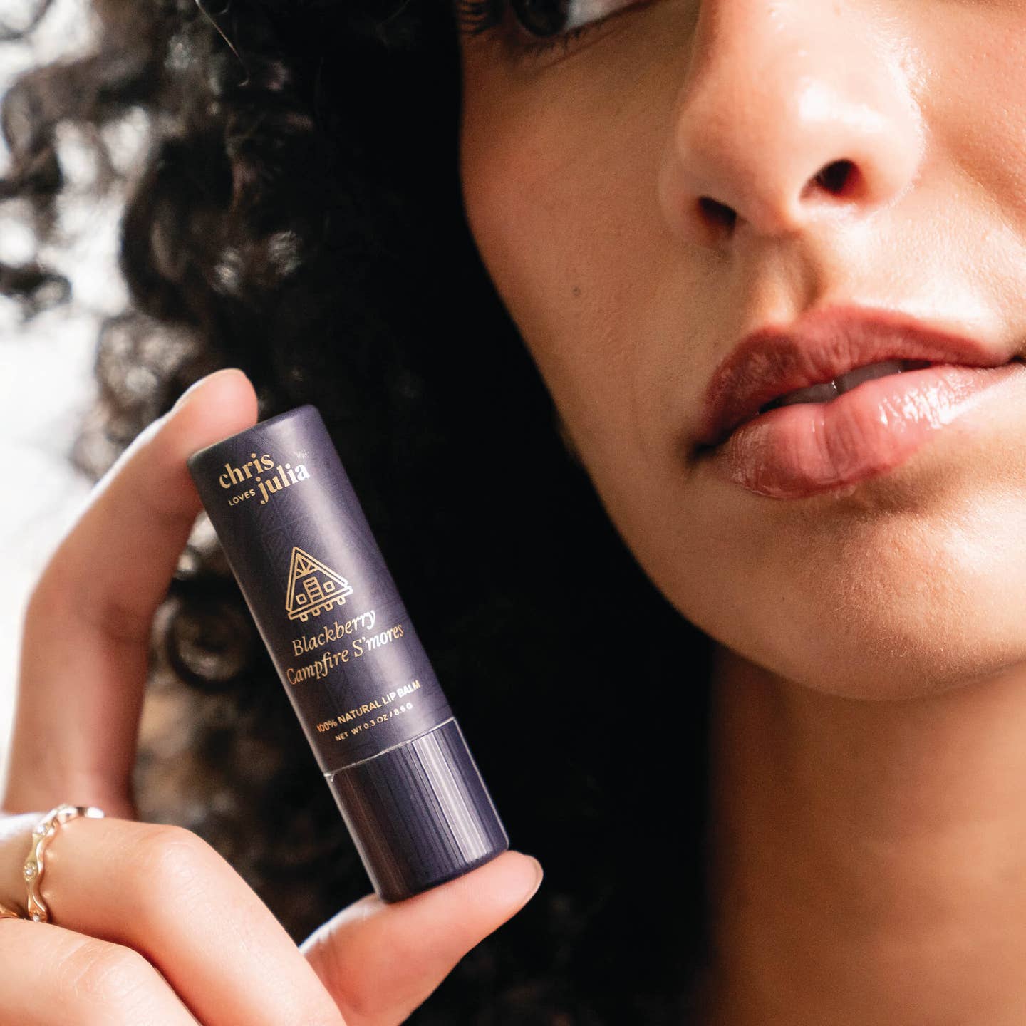 Blackberry Campfire S’mores: This scent combines juicy blackberry with toasted marshmallow and chocolate undertones, evoking a warm evening around a campfire.

Our natural lip balm formula is as smooth as can be. Each cardboard tube is filled from the bottom to the top with lip hydrating goodness. Once you’re done, make sure to recycle; our ingredients come straight from Mother Earth, and we like to give right back!