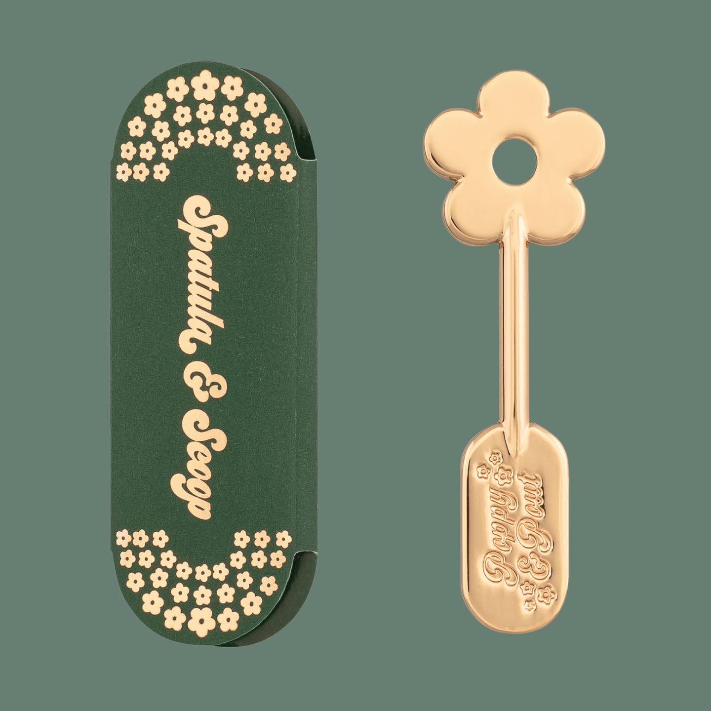 Gold Daisy Lip Care Spatula