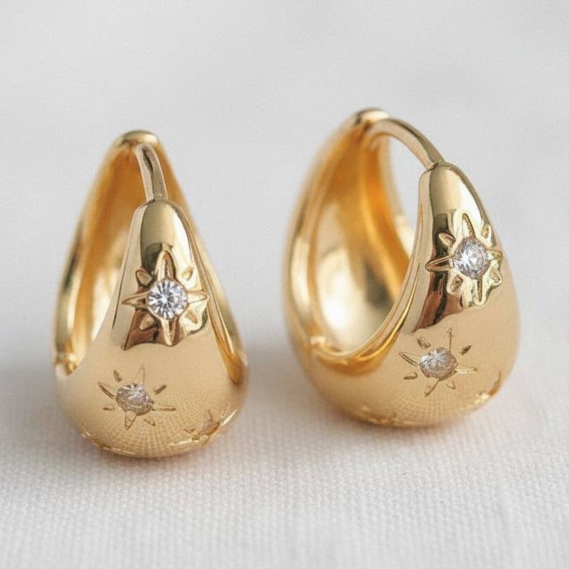 Elevate your style with these stunning geometric star drop earrings. Designed for the modern woman, these earrings are perfect for any occasion.

Add a touch of elegance to your jewelry collection with these versatile earrings!