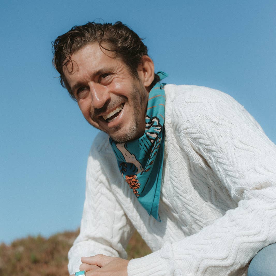 "Volcano and Sea" Bandana