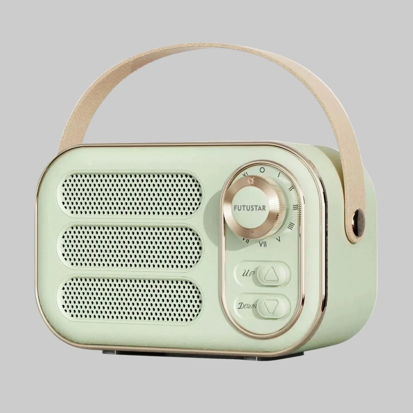 High quality portable speaker that supports all devices and features a built-in mic for hands free calling and premium Bluetooth 5.0 technology. Effortlessly connect to all of your Bluetooth-enabled devices up to 100ft range. This portable speaker offers high-definition stereo sound with drivers and enhanced bass for home & on the go.