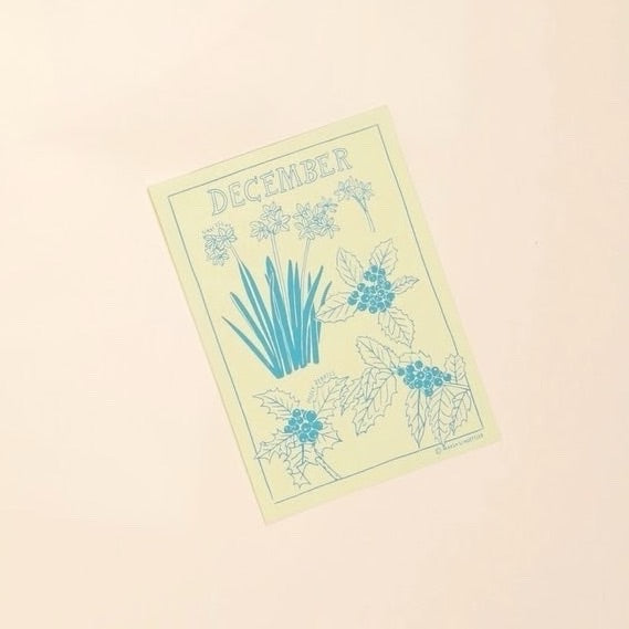 Birth Month Flower Print/Card