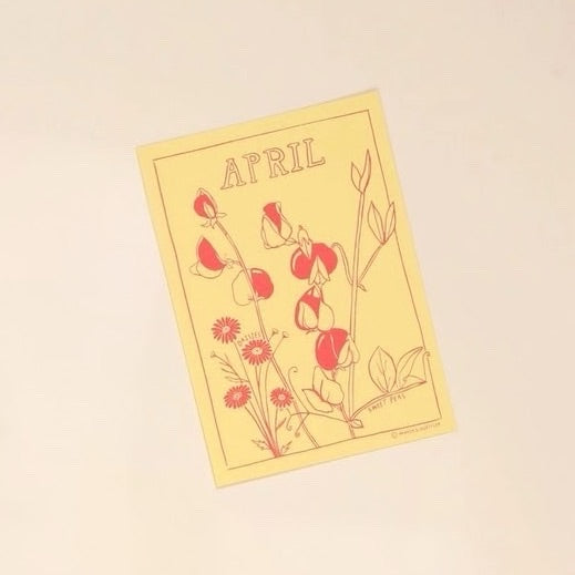 Birth Month Flower Print/Card