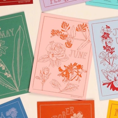 Birth Month Flower Print/Card