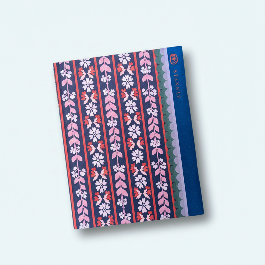 Perfectly petite companion for your musings and mid-day meanderings. These treasures measure 4.25" x 5.5" and are the perfect size for tucking into a bag or keeping on a nightstand for whenever inspiration strikes. Whether you are gifting them to a friend or keeping them for your own calm, slow moments of creativity, these notebooks are a delightful addition to any desk or shop collection.