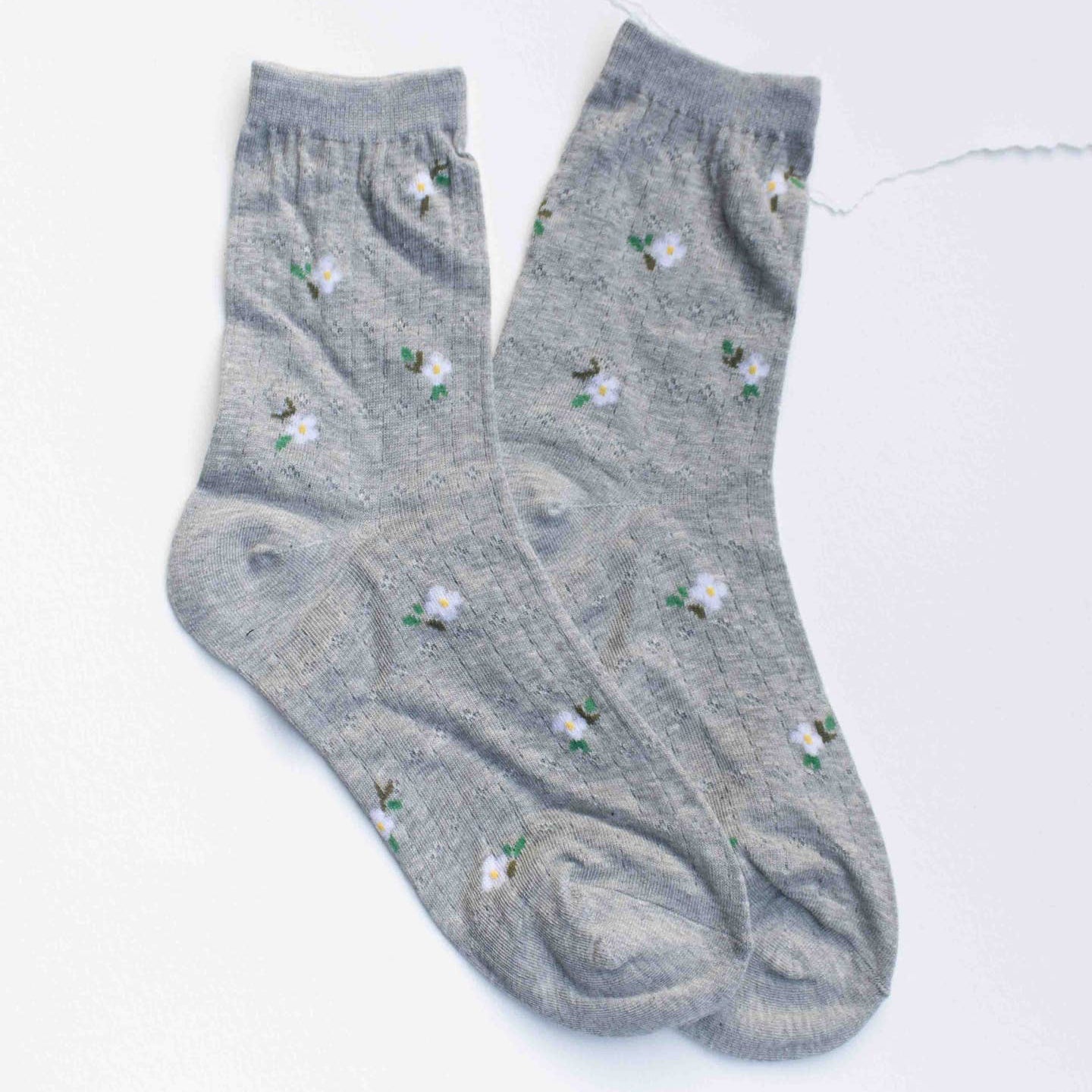Mini Floral Cotton Socks - 4 Colors