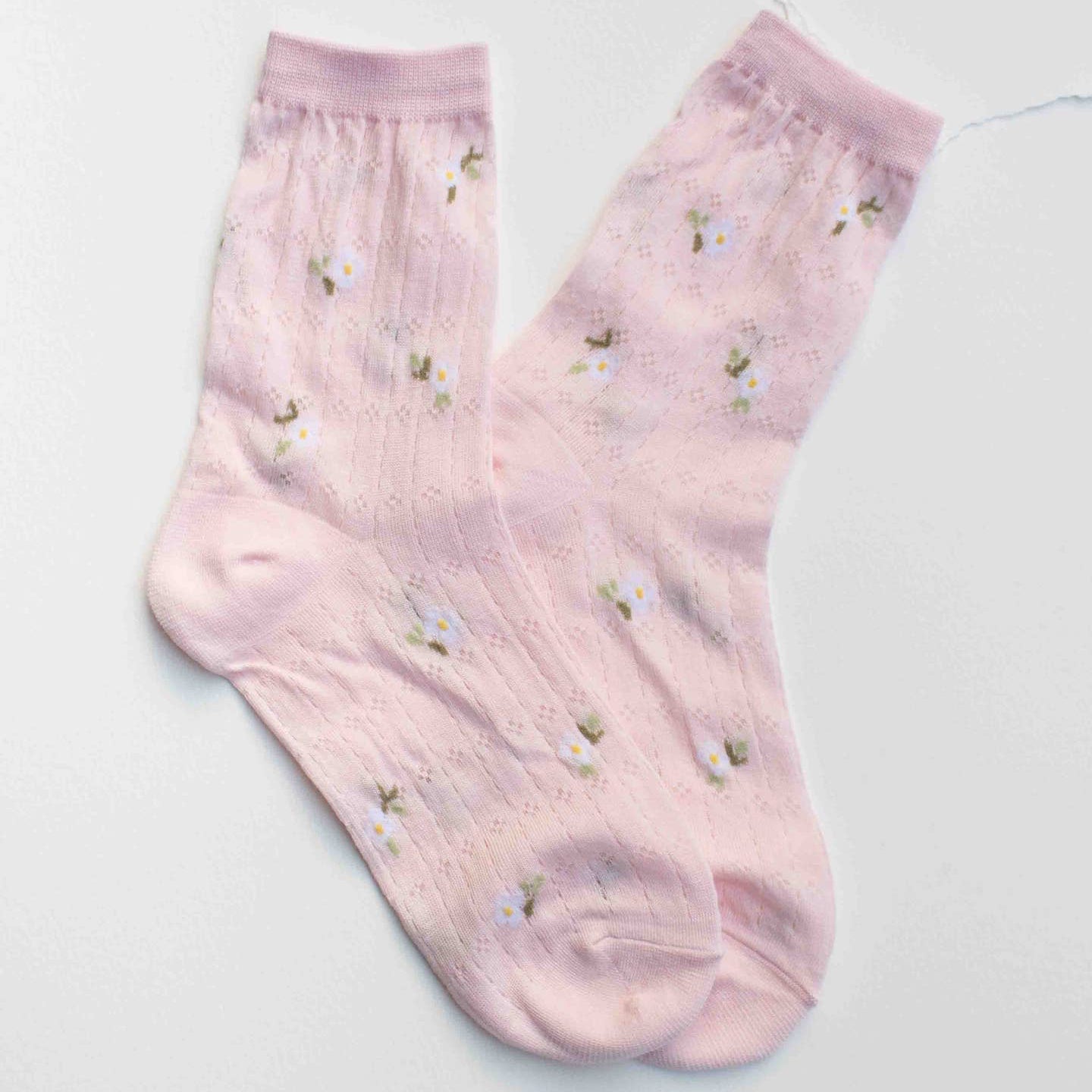 Mini Floral Cotton Socks - 4 Colors