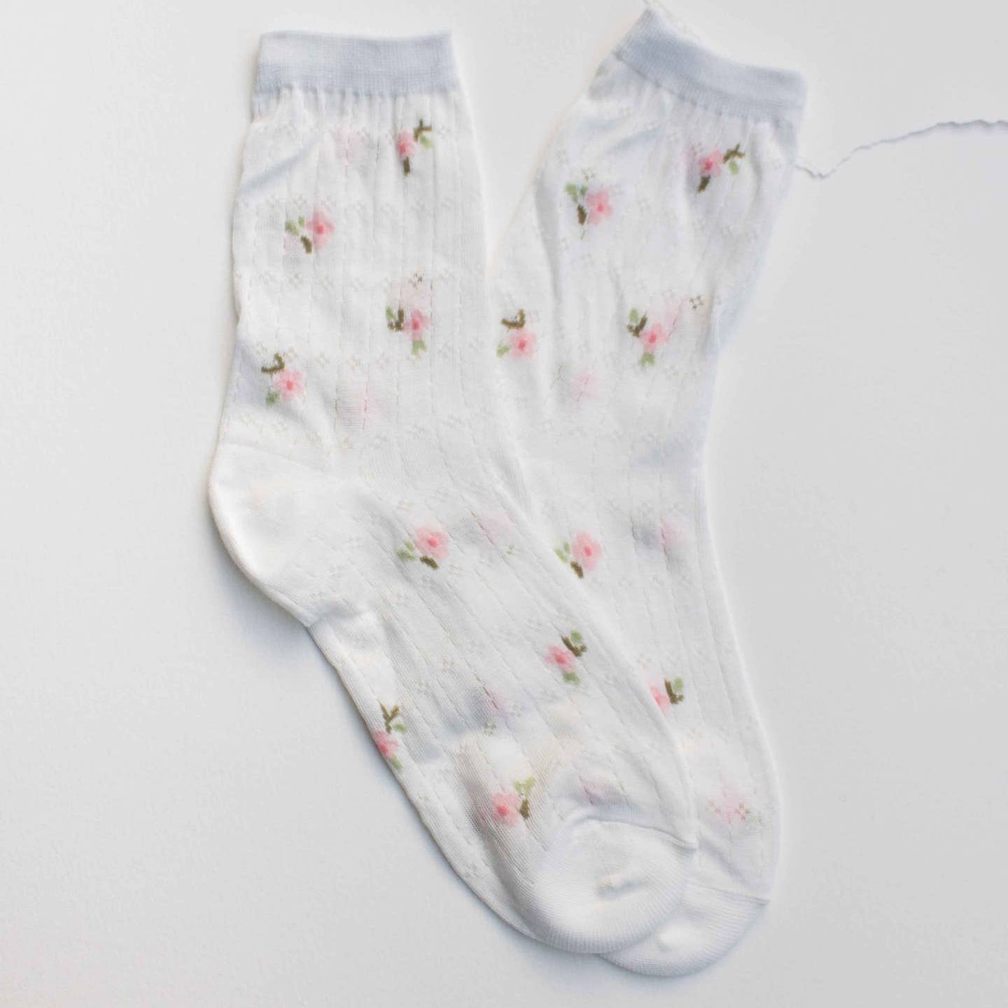 Mini Floral Cotton Socks - 4 Colors