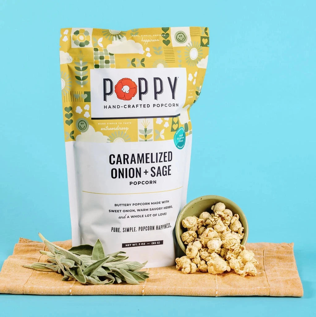 Caramelized Onion + Sage Popcorn