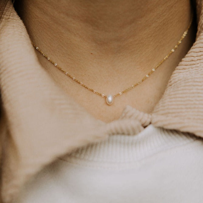 Melbourne Pearl Necklace - Mauve Jewelry Co.