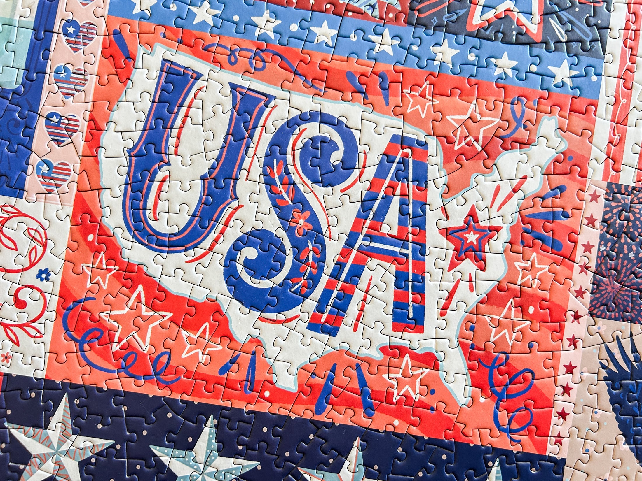 Red, White & Blue 1000 Pc Puzzle