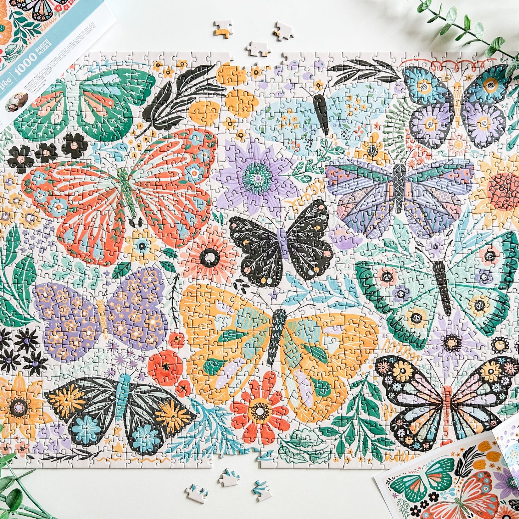 Butterfly Bouquet 1000 Pc Puzzle