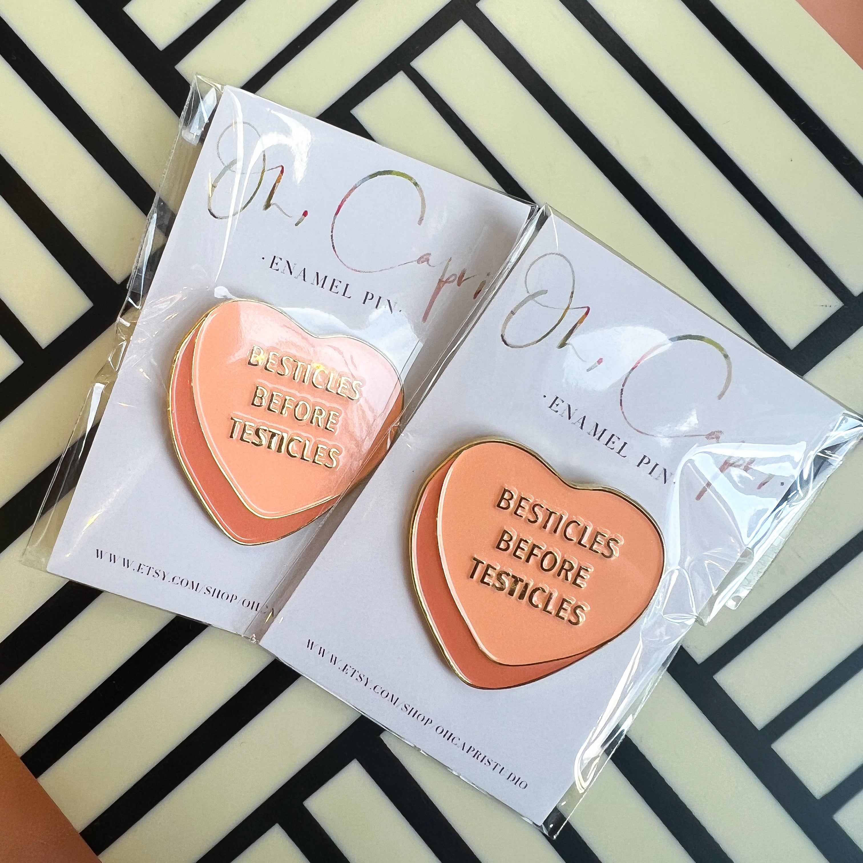 Besticles Enamel Pin
