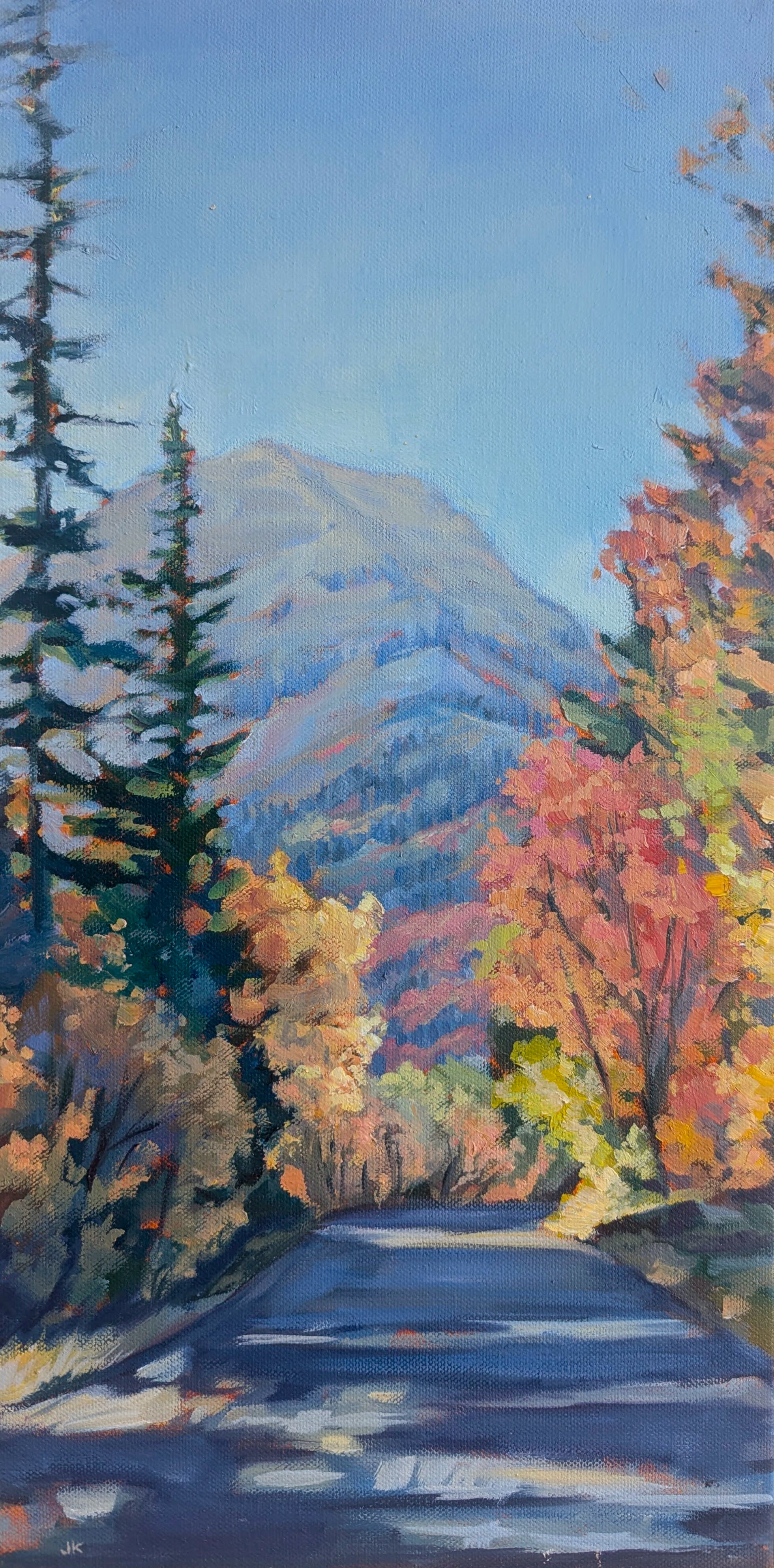 "Alpine Loop" - Original Painting - Road Trip Art Show