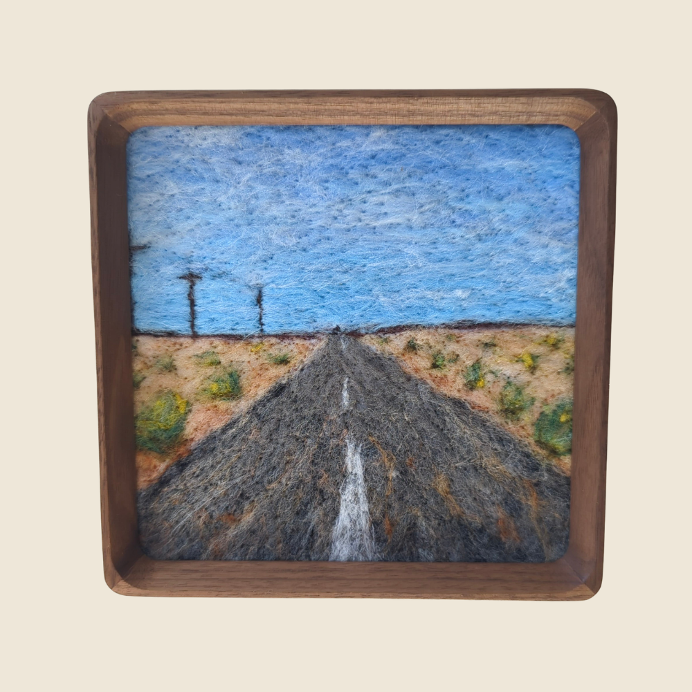 Somewhere Between - Original Painting - Road Trip Art Show