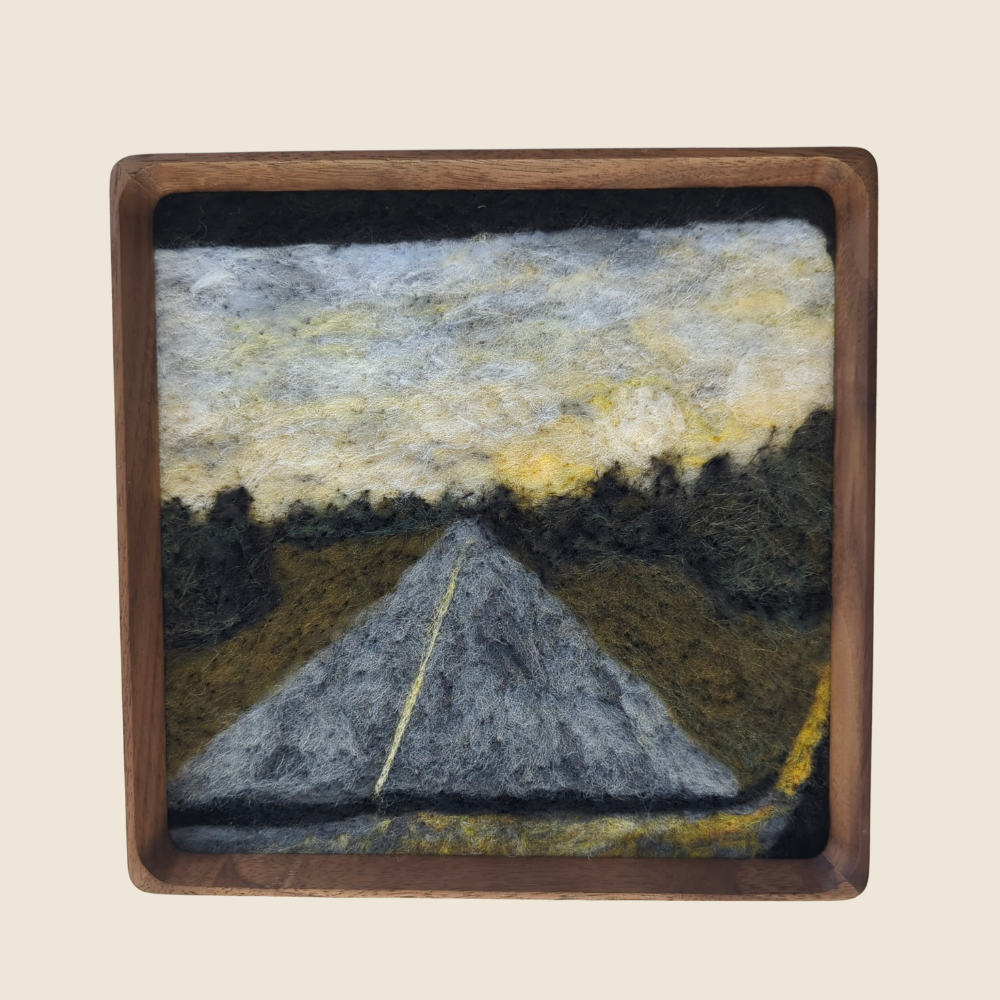 The Long Way Home - Original Painting - Road Trip Art Show