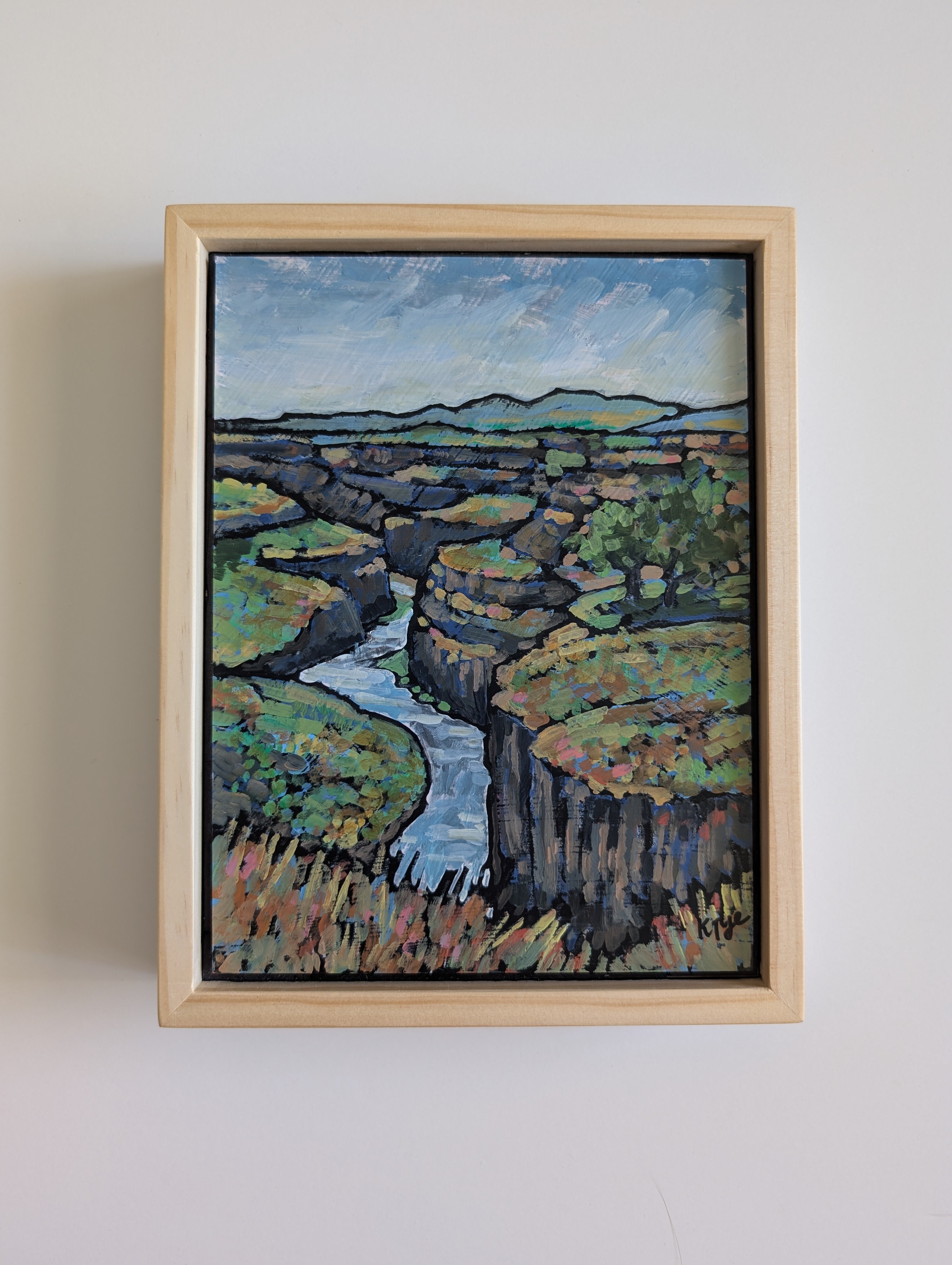 Palouse River Canyon - Original Artwork - Road Trip Art Show