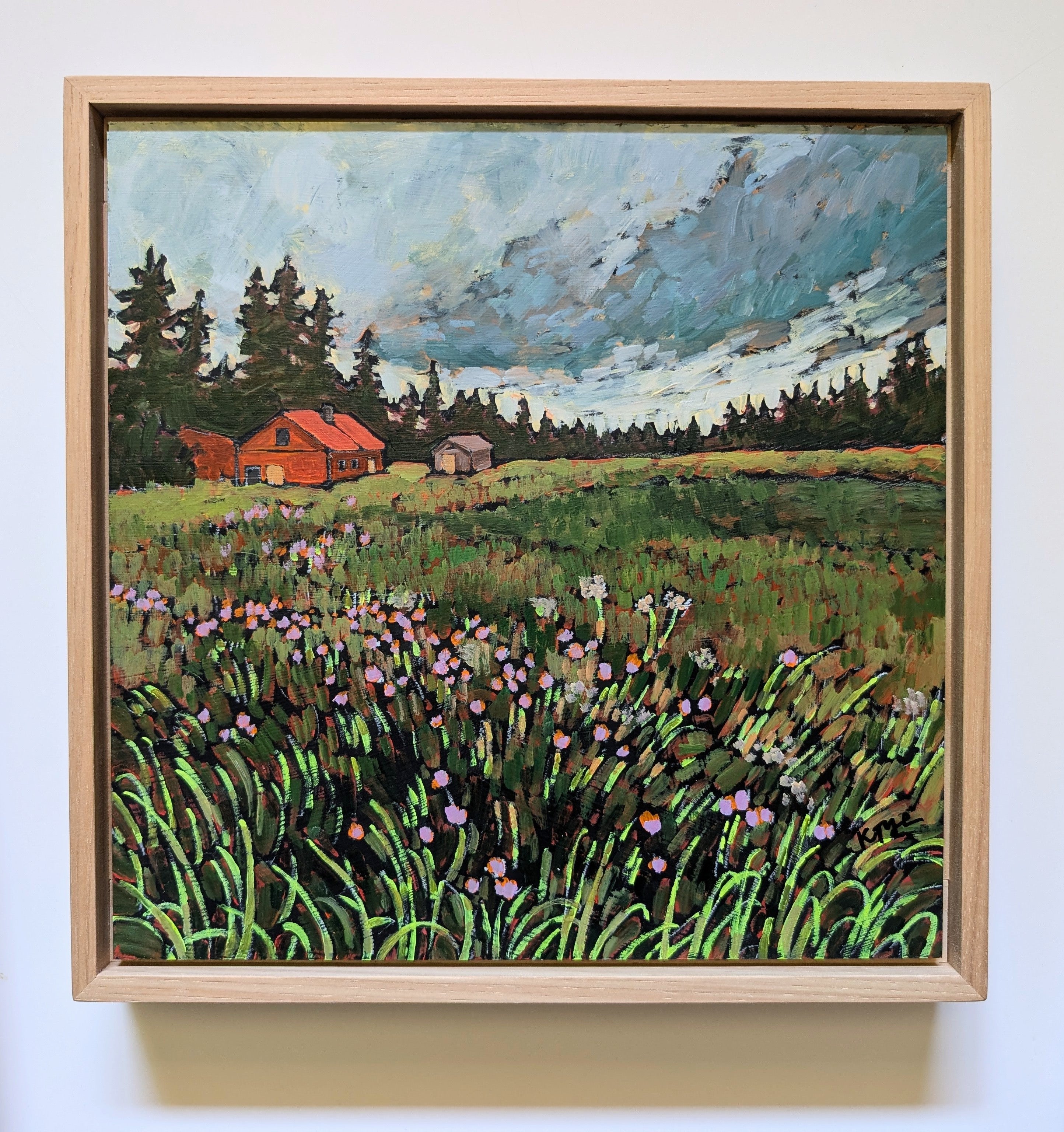 Red Barn - Original Artwork - Road Trip Art Show