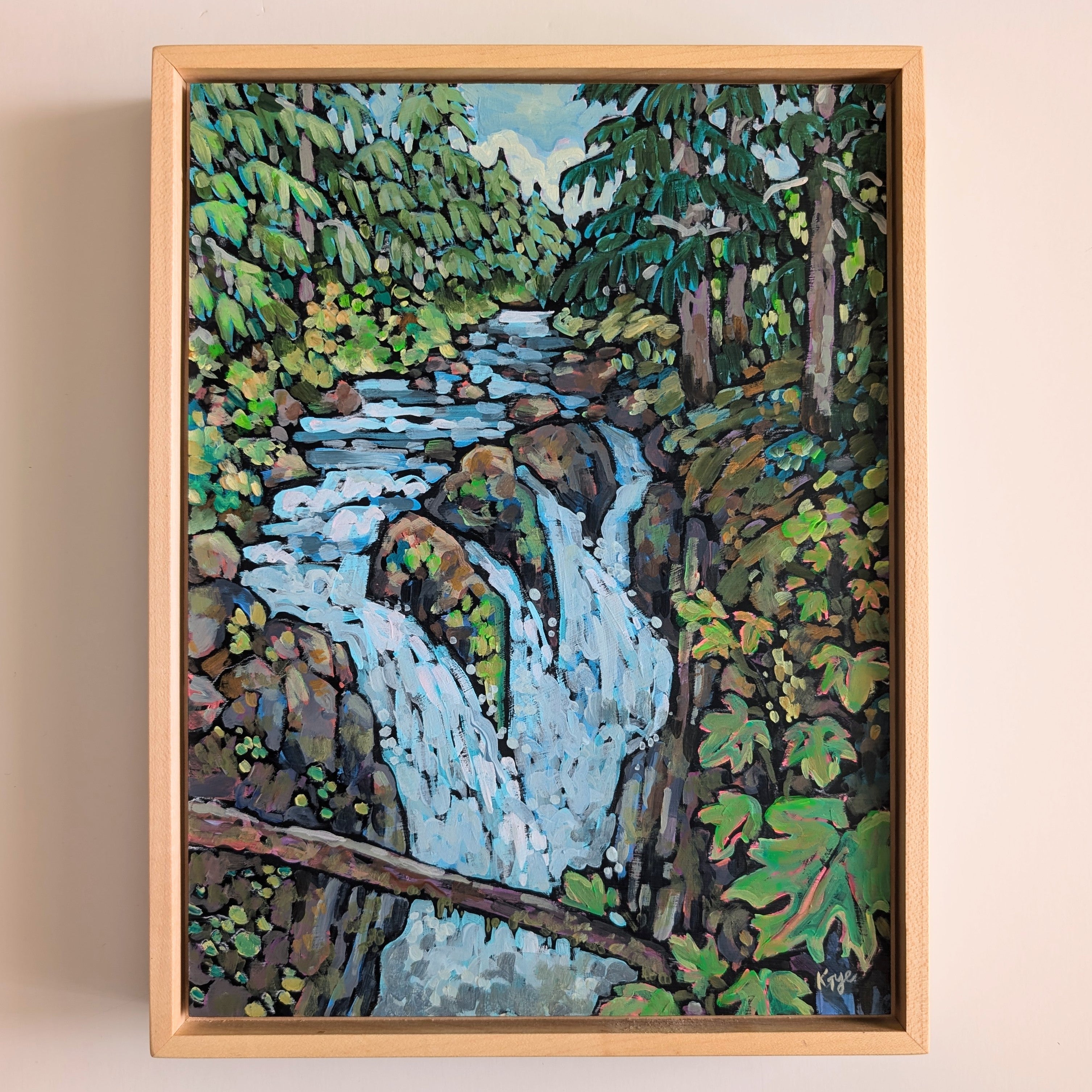 Sol Duc Waterfall - Original Artwork - Road Trip Art Show