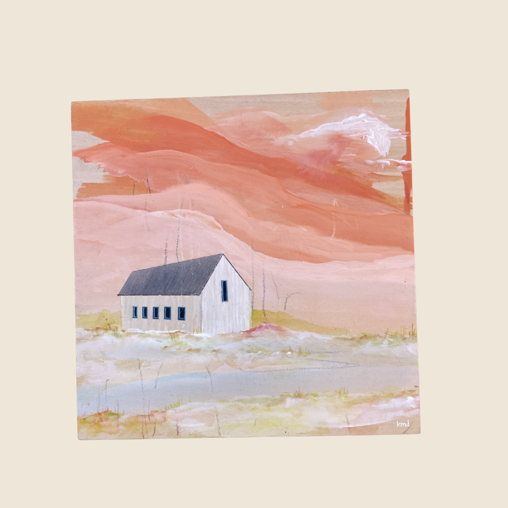 Imaginary Places to Stay: Snow's Edge - Original Art - In Color Art Show