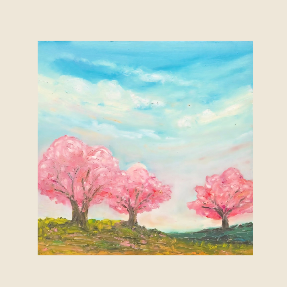 Cotton Candy Trees - Original Painting - Flourish Art Show