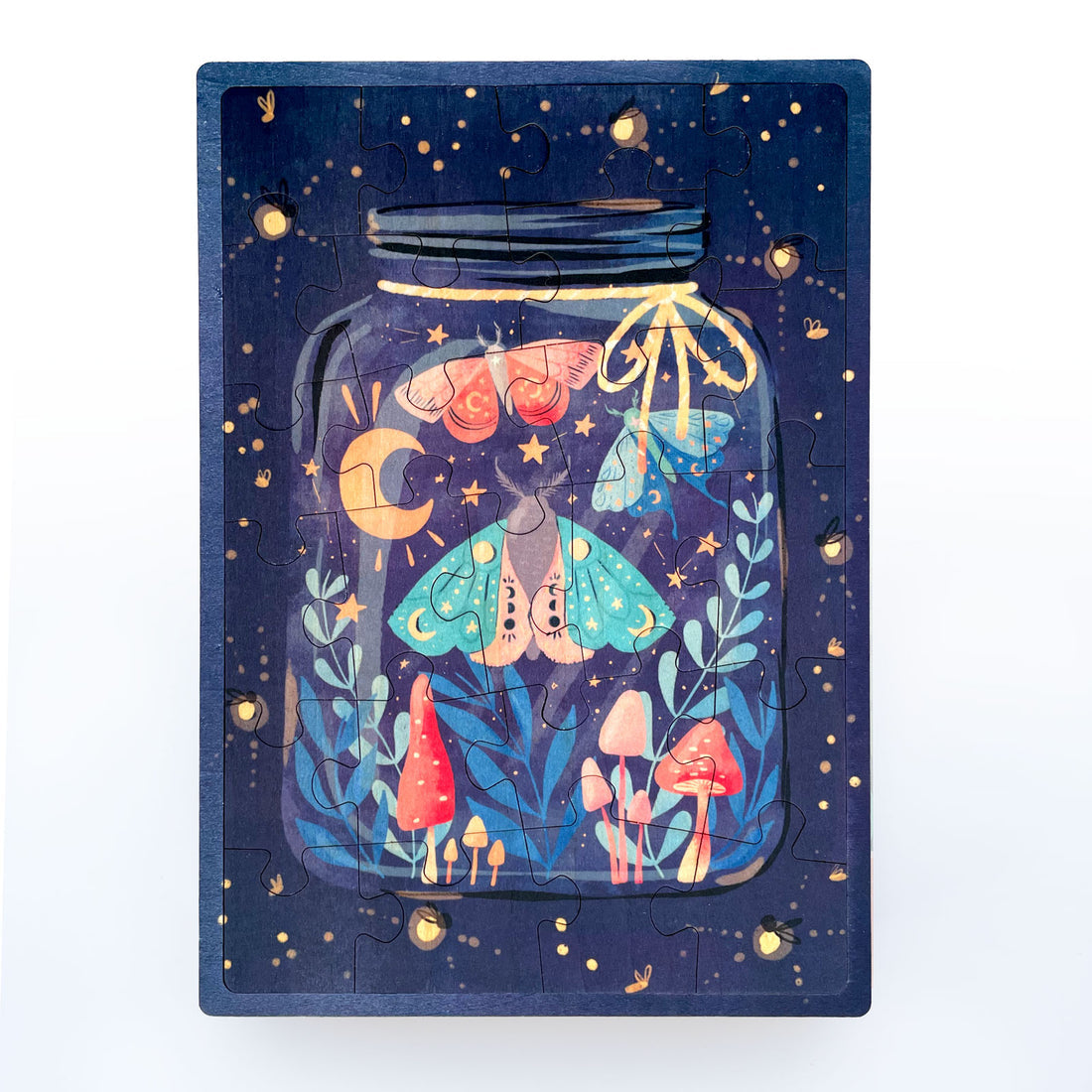Mystic Moths Wood Puzzle