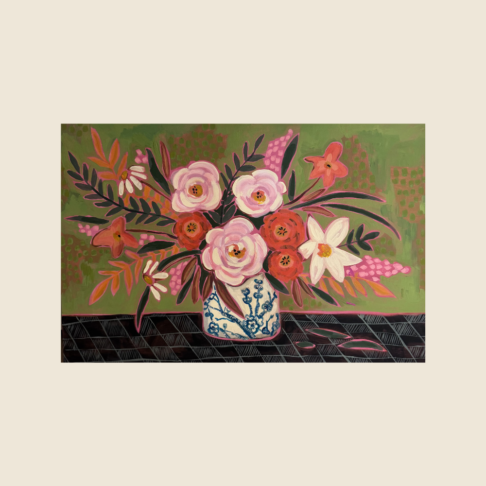 Green with Envy - Original Painting - Flourish Art Show