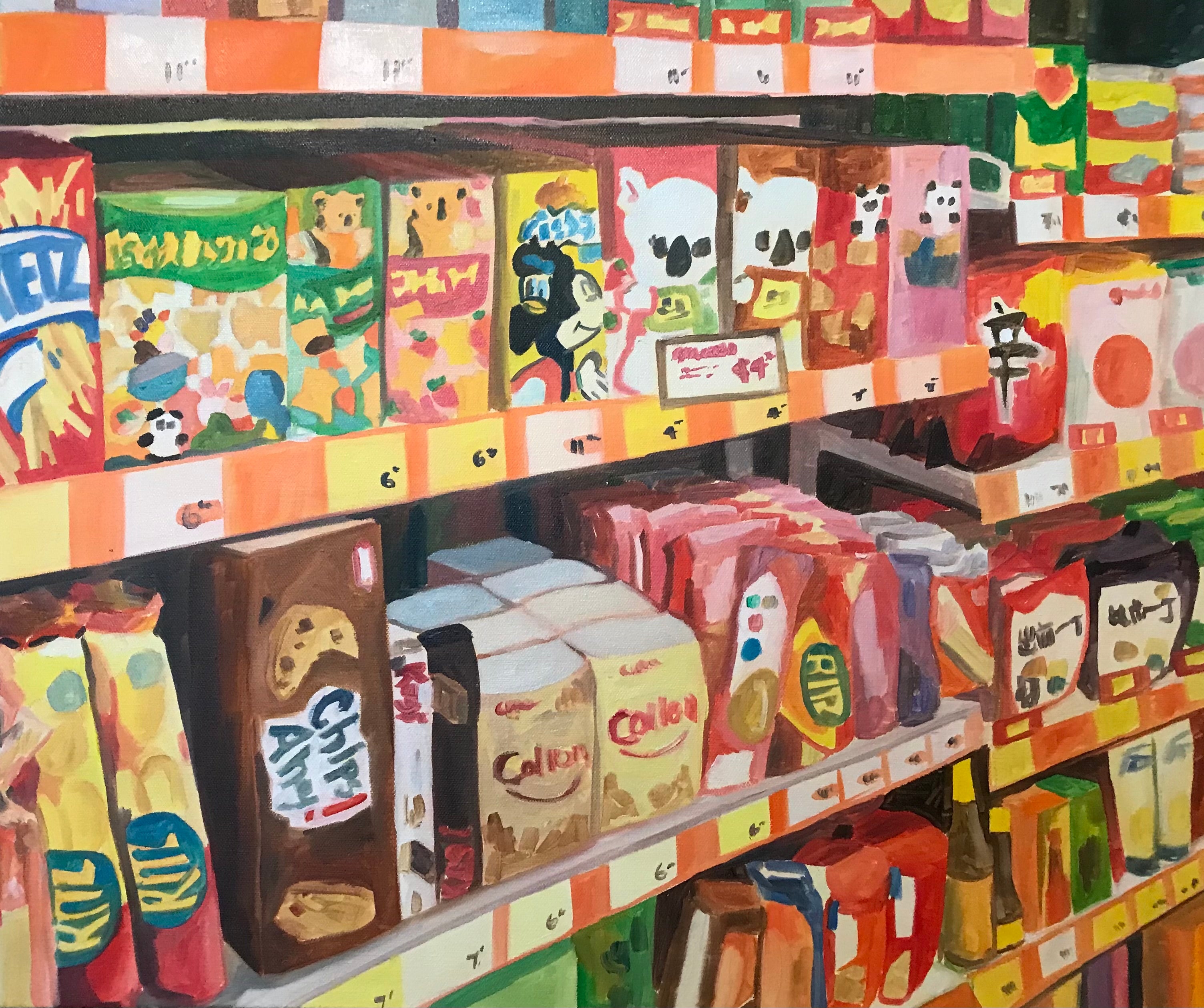 7-11 Snacks - Original Painting - Road Trip Art Show